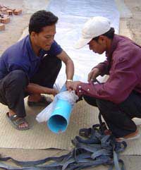 working with villagers